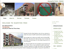 Tablet Screenshot of dumpsterfree.com